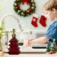 thumbnail image 6 of Soap Dispenser Bottle under $5! Yannianjz Christmas Soap Dispenser, Glass Lotion Bottle for Bathroom, Hand Wash Shampoo Dispenser, Holiday Themed Pump Bottle for Kitchen Home, 6 of 6