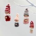 thumbnail image 2 of RV Cuatro adornos navideños de punto Ángel para niños y niñas Colgante Muñeco de lana Árbol de Navidad Decoración de armario Tamaño Sincero  Electrónica, 2 of 5