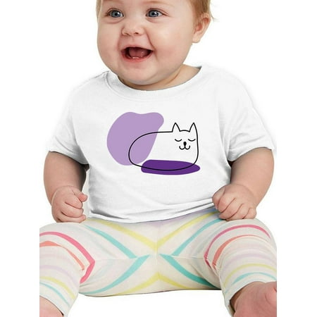 

Sleep Kitten Lineart T-Shirt Infant -Image by Shutterstock 18 Months