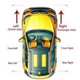 thumbnail image 4 of Front Bumper Fog Light Cover Fog Lamp Frame Trim for 9650212377 9650212477, 4 of 5