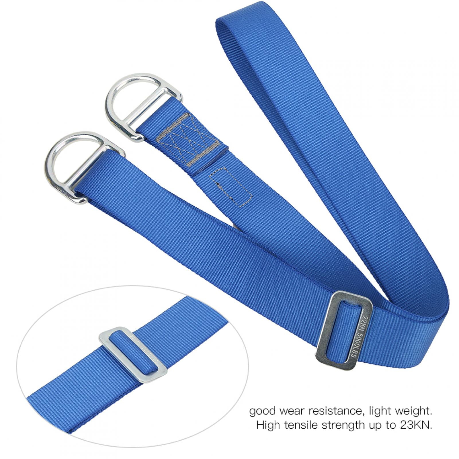LHCER Climbing Flat Belt,Climbing Protection Sling,1.5m Adjustable