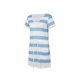 thumbnail image 4 of Txlixc Vestido de bloque de color para mujer, una pieza de manga corta con cuello en V a rayas para adultos con cordón, bolsillo Txlixc  Estilo de ocio, 4 of 9