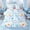 Floral 04, variant on Erosebridal Watercolor Blue Flower Twin Bedding Sets, Groovy Floral Bedding Comforter Set for Girls, Pink Reversible, 7 Pieces