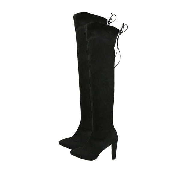 HERFIER Knee High Heel Winter Warm