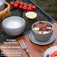 thumbnail image 4 of SharkTRUE Pure Titanium Alloy Outdoor Cookware: Lightweight, Heat-Resistant, Multifunctional Essential, 4 of 8