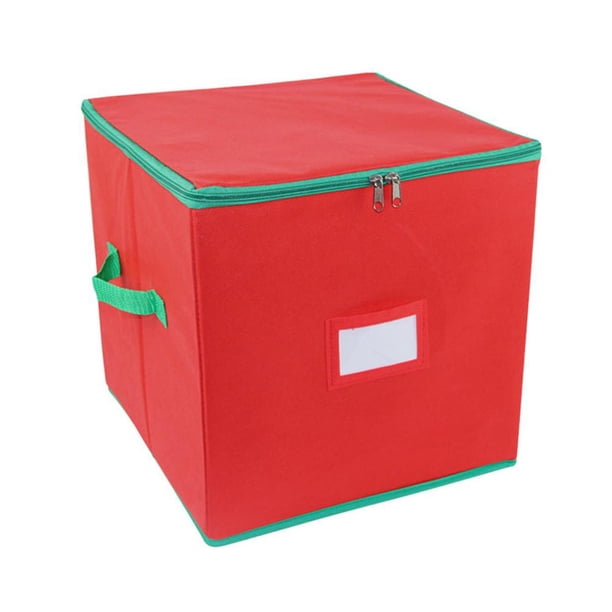 EZLIFE Contenedores de almacenamiento de adornos navideños debajo de la cama con 64 rejillas y divisores de caja con U2L5