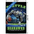 thumbnail image 4 of NFL Seattle Seahawks - End Zone 17 Wall Poster, 14.72" x 22.37", 4 of 5