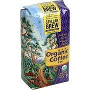 The Organic Coffee Co. Stellar Brew Coffee Beans, 12 oz (Pack of 6)