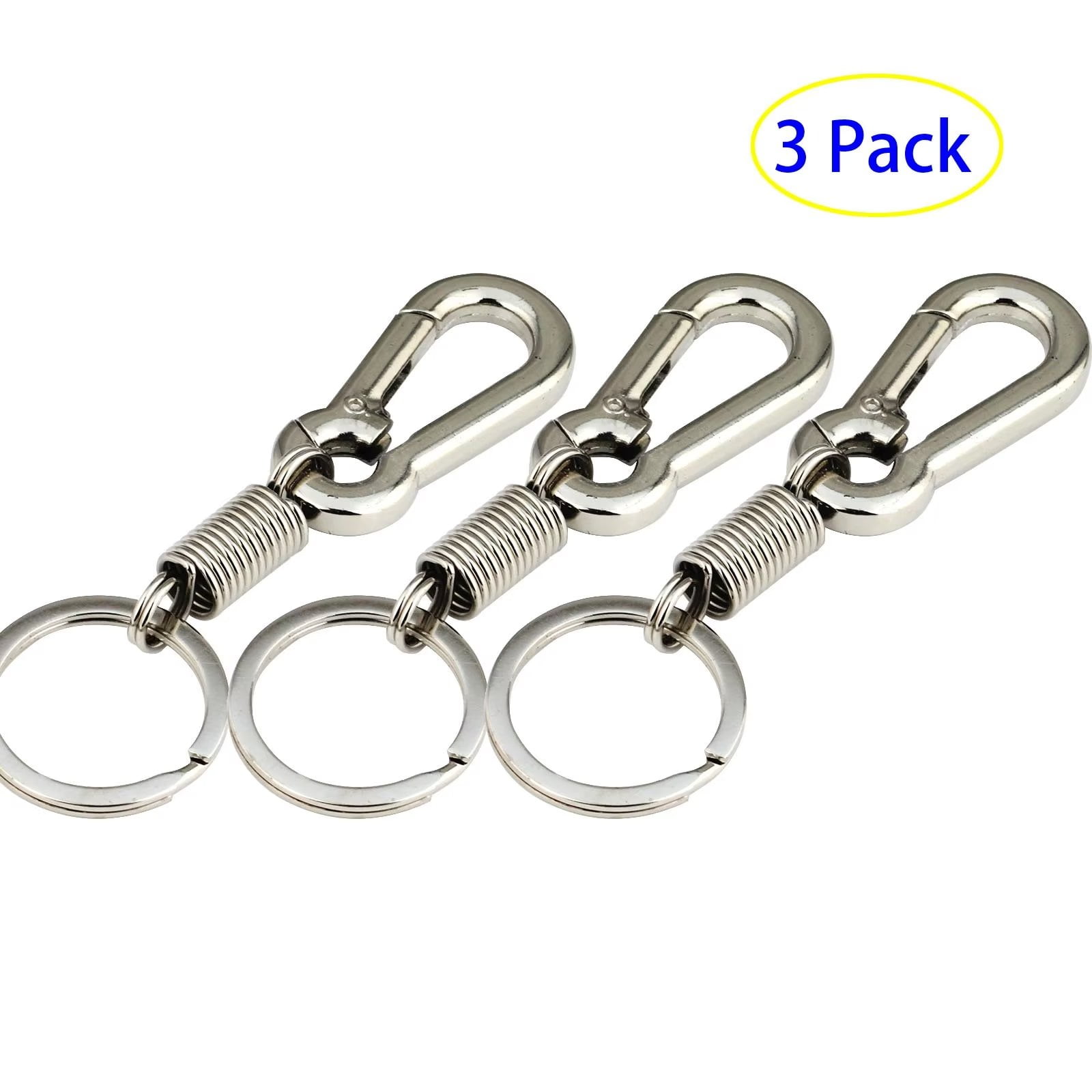 Titanium Alloy Keychain Double Ring Detachable Keychain Outdoor