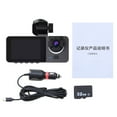 thumbnail image 2 of ROZYARD 3 Lens DashCam for Car Black Box 1080P Car Video Recorder NightVision DVR Camera, 2 of 13