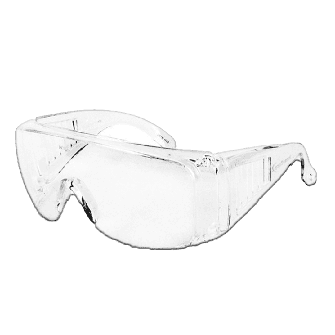 Lentes de Seguridad DermaCare Paquete de 12pz Tipo Visitante Mica