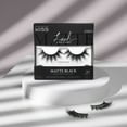 thumbnail image 6 of KISS Lash Couture 3D Matte Black Faux Mink, False Eyelashes, Matte Sheer, 16 mm, 1 Pair, 6 of 12