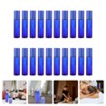 thumbnail image 7 of Luxshiny Roller Bottles Blue Glass Steel Ball 24Pcs 3.6X0.6X0.6In, 7 of 7