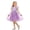 Z1 Purple, variant on RTKFRFLM Girls One-Year-Old Birthday Dress Sleeveless Off-Shoulder Tulle Princess Gown