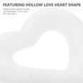 thumbnail image 5 of CIMAXIC White Foam heart Ornament for Decoration 6cm Hollow Shape Perfect for DIY Crafts and Party Decor, 5 of 6