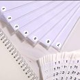 thumbnail image 4 of Paquete de 100 adhesivos de número consecutivos de uso de uso a largo plazo. Almacenamiento de inventario de inventario Organización hecha a mano de calcomanías en blanco tipo 1 Irene Inevent HA059300-01B, 4 of 7
