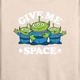 thumbnail image 3 of Toy Story - Aliens Give Me Space - Women's Lightweight French Terry Long Sleeve Shirt, 3 of 5