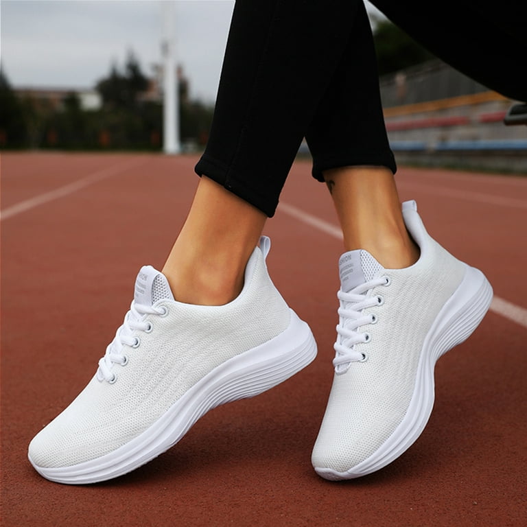 adviicd Slip On Sneakers Women's Walking Shoes Slip-on - Sock Sneakers  Ladies Nursing Work Air Cushion Mesh Casual Running Jogging Shoes