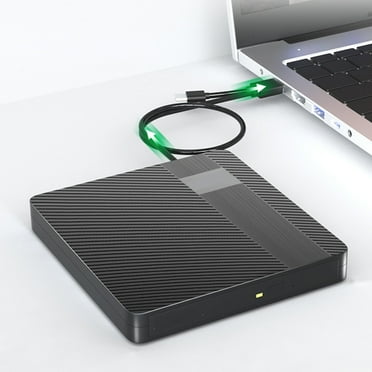 Loyerfyivos Support for External Drive, Support for 4K DVD/CD Player/Read/Write, USB 3.0 &/Type-C, Support 100G Disc for DVD/CD, Windows 7-11 & Mac, PC-Compatible