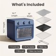 thumbnail image 2 of Horno freidora de aire SMIRLY 27QT 1800W 6 en 1 azul, 2 of 9