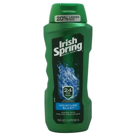Irish Spring Body Wash - Moisture Blast by Irish Spring for Unisex - 18 oz Body Wash