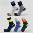 thumbnail image 3 of Unisex Toe Socks Five Finger Socks for All-Season Crew Socks Series 21, 3 of 8