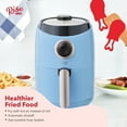 thumbnail image 4 of Rise by Dash Compact Air Fryer Oven with Temp Control Non-Stick Basket, Recipes + Auto Shut off, 2 Quart - Blue - New - 11.4 in. tall, 4 of 7