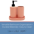 thumbnail image 6 of Mainstays By Becky G. & Alejandra 3-Piece Bath Accessory Set, Coral, 6 of 13