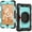 Black + Light Blue, variant on Dteck iPad mini 5 Case / iPad mini 6 Case with Built in Screen Protector, Child Proof Heavy Duty Shockproof Kids Case with Rotating Stand Handle Pencil Holder for iPad mini 5/4 7.9", Red