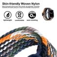 thumbnail image 4 of Bracelet applicable à apple iwatch1234567, Bracelet de Montre Ajustable en nylon Tissé, 4 of 5