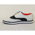thumbnail image 4 of Men's Shoes The Priority L TAYNO Leather Wingtip Dressy Sneaker White/Black, 4 of 7
