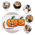 thumbnail image 6 of Fall Aesthetic Placemat Art Logo Cartoon Style Vector Graphic Fade-Resistant Placemats Durable Cute Simple Line Pumpkin Placemats for Dining Table Home Kitchen 6PCS 17.7x13 Inches, 6 of 6