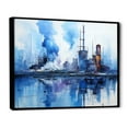 thumbnail image 2 of Designart "Innovations In Abstract Factory Symmetry I" Factories Floater Framed Wall Art Prints, 2 of 5