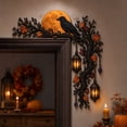 thumbnail image 3 of Halloween Wooden Door Corner Decor, Spooky‑Themed Door Frame Sitter Ornament, Accent For Front Door Doorway And Indoor Halloween Party Home Decor, 3 of 3