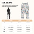 thumbnail image 4 of Lsque Watercolor Wildflowers 1 Print Women's Pajama Pants, Lounge Pant - Comfortable Home Wear,Elastic Waistband, Stylish Design-XX-Large, 4 of 9