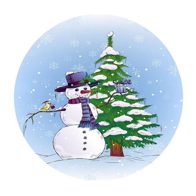 Mantel de Cocina Macarena 1.2M a Prueba de polvo Tema Navideño