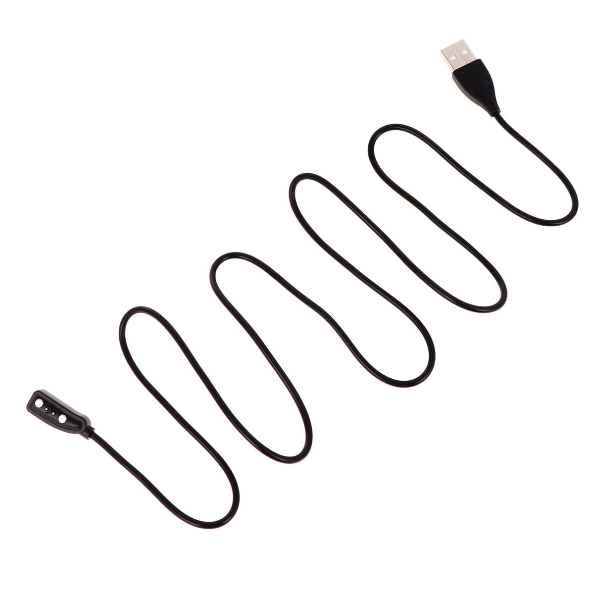 Smart Watch Charging Cable Magnetic USB Cable Cord 1 Black Compatible with Pebble