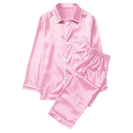 

Fiudx Pajamas Parent-Child Outfit Sets Soft And Comfort Long Sleeve Blouse And Bottom Loungewear New 1877