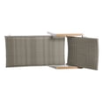 thumbnail image 4 of Noble House Chaise Longue en Osier et Aluminium pour Extérieur Gris, 4 of 8