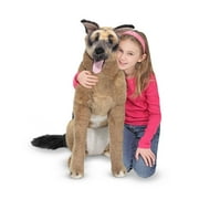 Giant German Shepherd - Lifelike Stuffed Animal Dog (over 2 feet tall)