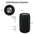 thumbnail image 3 of Altavoz Bluetooth MusiBaby M68 Outdoor Impermeable Negro, 3 of 6