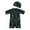 /c188Black362, variant on Kid Boys Swimwear Dinosaur Print Long Sleeve Rash Guard With Swim Hat Outdoor Activities Comfortable Summer Cute Pool Bathing Suit,Black,1-2 Years