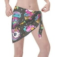 thumbnail image 3 of Bingfone Cat Icecream Women's Sarong Swimsuit Cover Ups Bathing Suit Coverups Chiffon Beach Wrap Skirts, 3 of 7