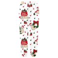 thumbnail image 3 of Gibobby pantalones negros mujer Mujer Otoño e Invierno Casual moda Navidad divertido impreso cintura elástica pantalones deportivos pantalones casuales (Blanco, S), 3 of 4