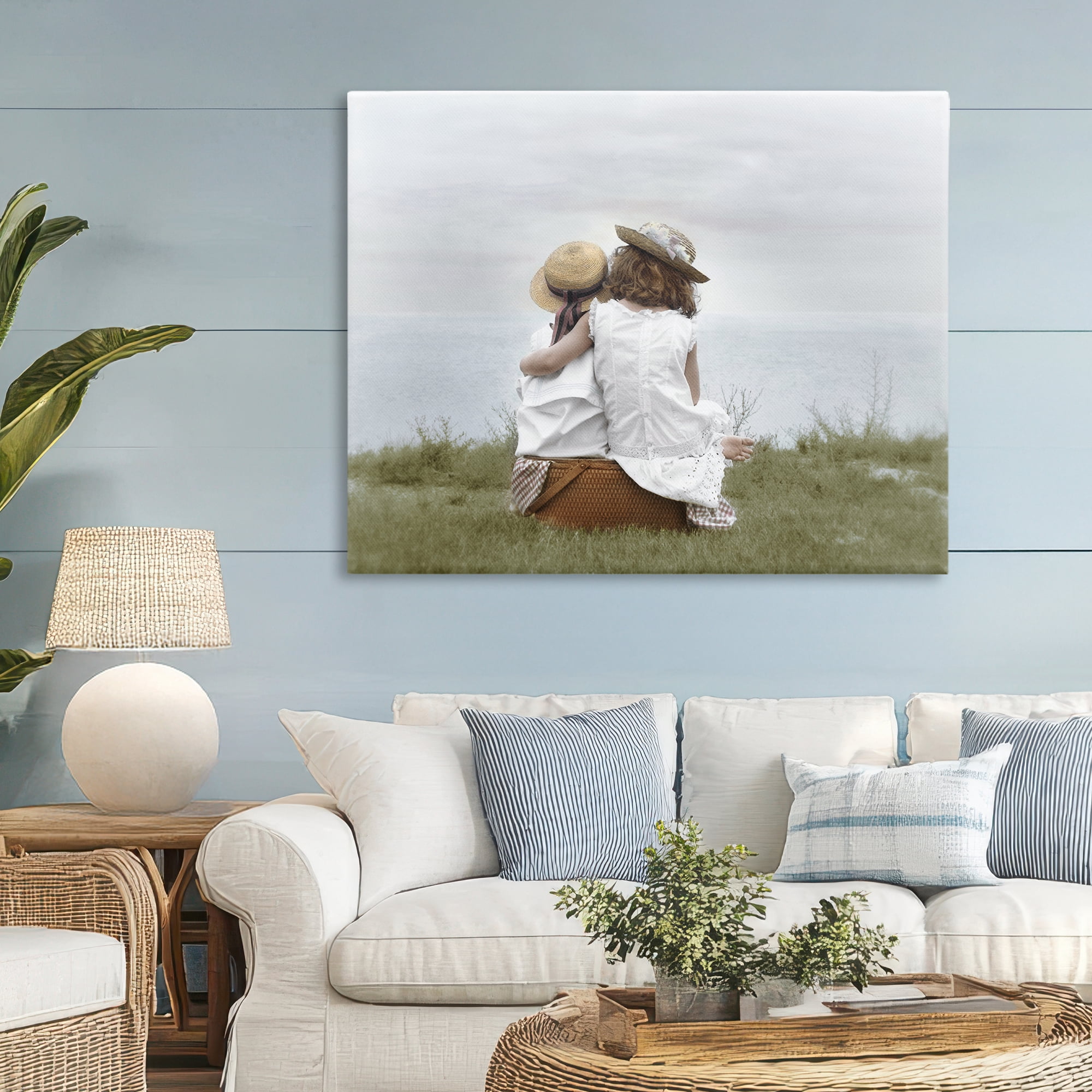 Stupell Industries Friends By The Ocean Canvas Wall Art, design by Kendra Dew