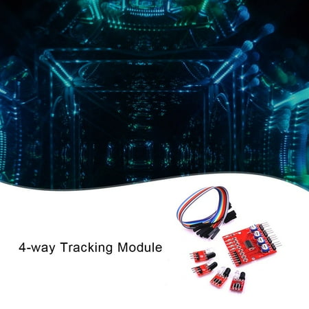 Red Board 4 Way Infrared Tracing Tracking Module Inspection Line Module ...
