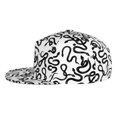 thumbnail image 3 of Fotbe Hand Drawn Snake Flat Bill Visor Cap Classic Snapback Hat Polyester Foam Trucker Hat Trucker Cap Adjustable Baseball Cap, 3 of 9