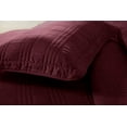 thumbnail image 3 of Chezmoi Collection Kingston King Size Bedspread Set, 3-Piece Burgundy Oversized Quilted Microfiber Lightweight Bedspread Coverlet (118"x106"), 3 of 9