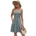 thumbnail image 3 of Vestido de verano WIHOLL 2025 Vestido de verano con estampado floral para mujer, 3 of 4