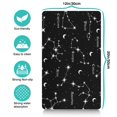 thumbnail image 2 of Cosmos Dog Food Mat, Space and Galaxy Aesthetic Pet Feeding Mat, Non-Slip Absorbent Pad, Star Constellation Design, 2 of 3